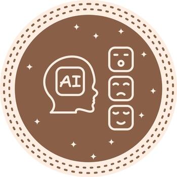 Sentiment Analysis Decorative Flat Sketch vector