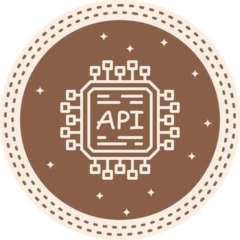 AI API Structured Web Design Element vector