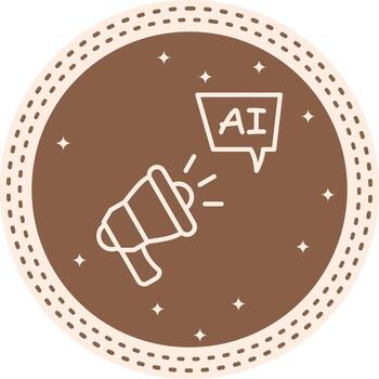 ai en márketing profesional web gráfico formar vector