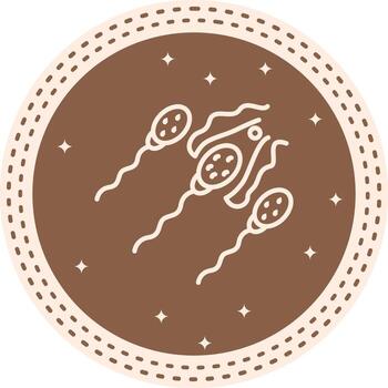 Ovulation Sharp Minimal Graphic vector