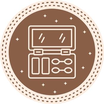 Contour Palette Minimal Web Graphic Form vector