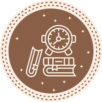 Study Time Fluid Abstract Graphic Shape vector