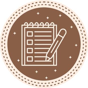 Note Taking Abstract User Interface Shape vector