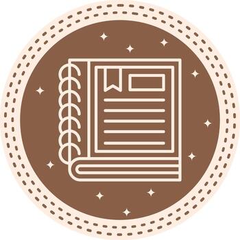 cuaderno intuitivo digital gráfico diseño vector