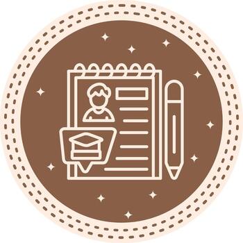 Academic Transcript Clean User Experience Element vector