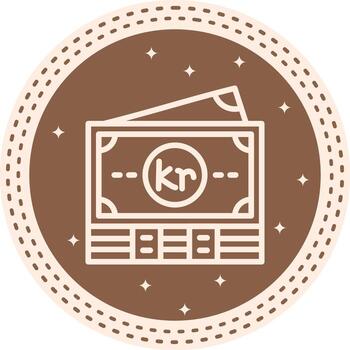 Norway Notes Abstract Modern Graphic Object vector