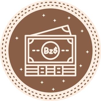 Belize Notes Minimal Web Graphic Form vector