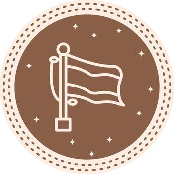 Flag Netherlands Streamlined UX Design Symbol vector