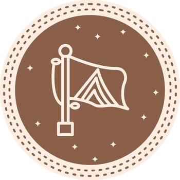 Flag St Lucia Streamlined Visual Design Layout vector