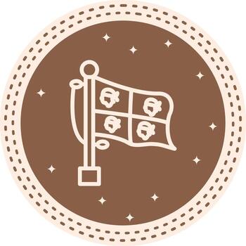 Flag Sardinia Streamlined Visual Design Layout vector