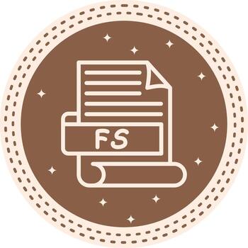 FS Minimal Clean Graphic Object vector