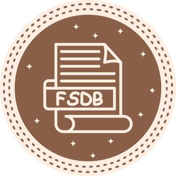 FSDB Sharp Line Art Drawing vector