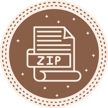 ZIP Structured UI Layout vector