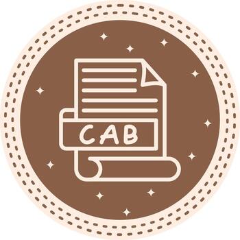 CAB Geometric UI Graphic Layout vector