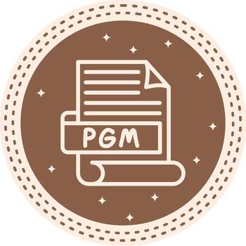 PGM Minimal Web Graphic Form vector