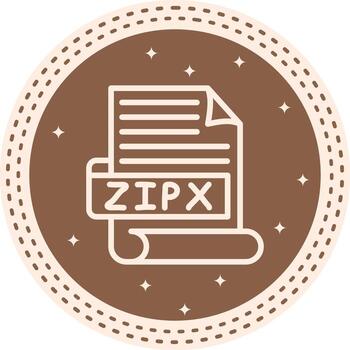 ZIPX Clear Modern Design Object vector