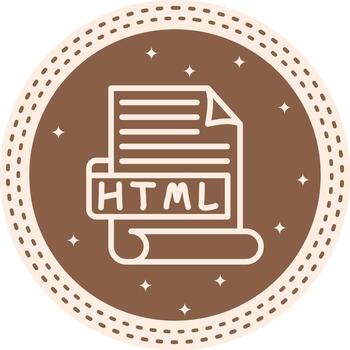 HTML Concise UI Layout vector