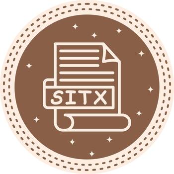 SITX Minimal Web Graphic Form vector