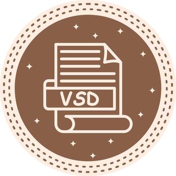 VSD Concise Digital Graphic Sketch vector