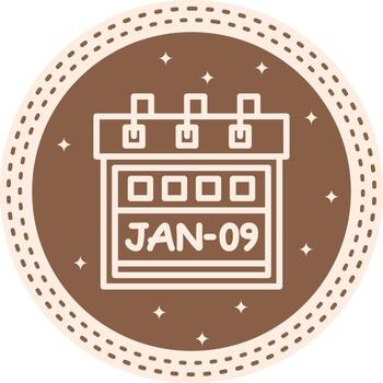 Ninth January Functional UI Graphic Element vector