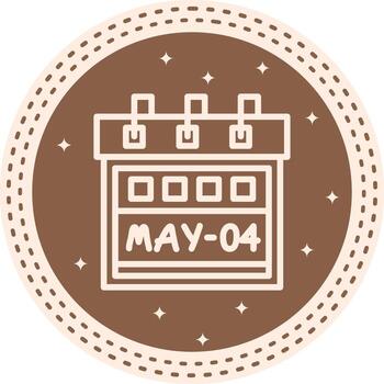 Fourth May Functional UI Graphic Element vector