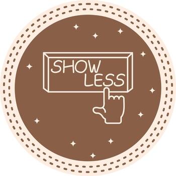 espectáculo Menos dedo grifo botón estructurado ui diseño vector