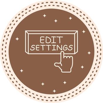 editar ajustes dedo grifo botón fluido resumen gráfico forma vector