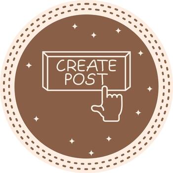 crear enviar dedo grifo botón distintivo ux diseño forma vector