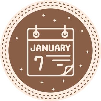 7 January Geometric UI Graphic Layout vector