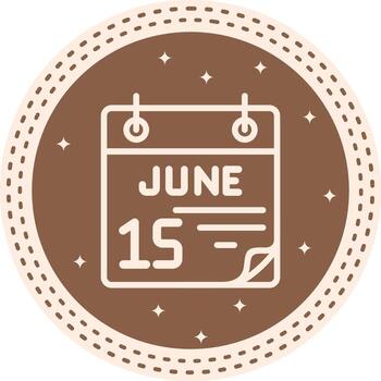 15 June Utility Oriented Graphic Symbol vector