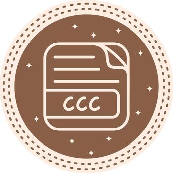 CCC File Structured Web Design Element vector