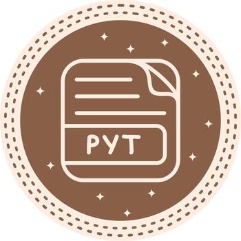 PYT File Fluid Abstract Graphic Shape vector