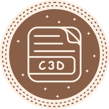 C3D File Consistent Branding Design Symbol vector