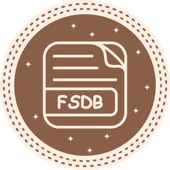 FSDB File Feature Highlight Design Mark vector