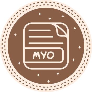 MYO File Professional Web Graphic Form vector