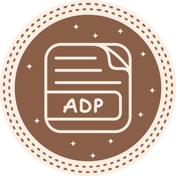 ADP File Custom User Interface Graphic vector