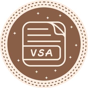 VSA File Minimal Web Graphic Form vector