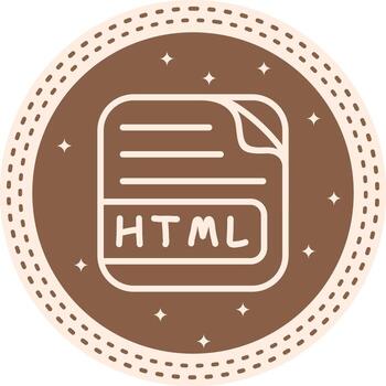 HTML File Professional Web Graphic Form vector
