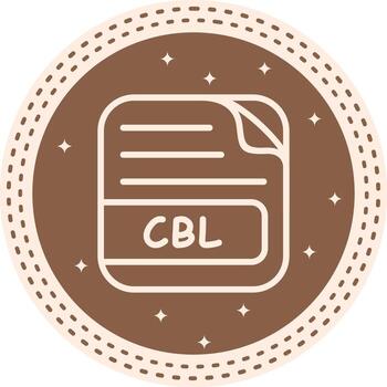 CBL File Dynamic Product Graphic Asset vector