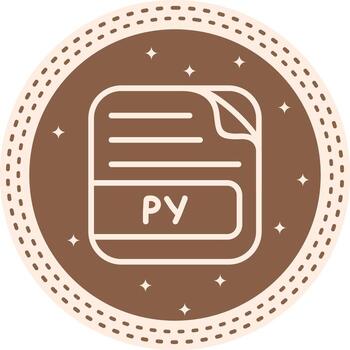 PY File Concise Graphic Art Layout vector