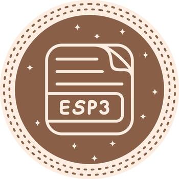 ESP3 File Innovative Branding Asset vector