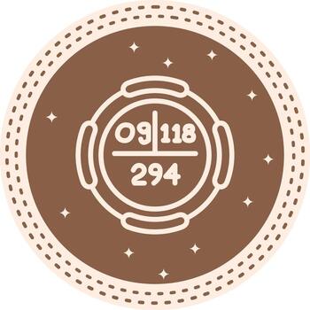 Oganesson Minimal Web Graphic Form vector