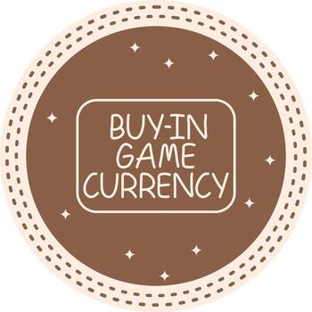 Buy In Game Currency Slim Button Interactive UX Graphic Object vector