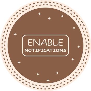 habilitar notificaciones Delgado botón creativo digital gráfico símbolo vector