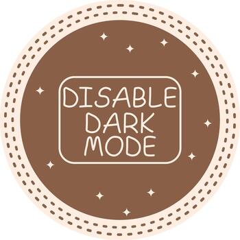 Disable Dark Mode Slim Button Sharp Web Graphic Illustration vector