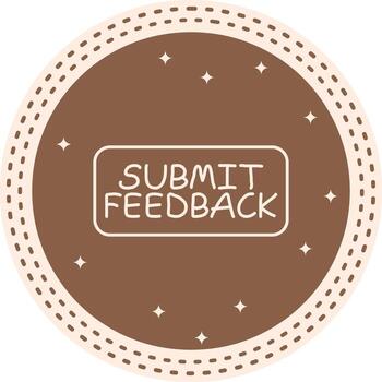 Submit Feedback Slim Button Balanced Digital Design Feature vector