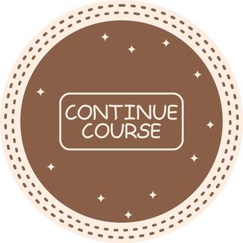 Seguir curso Delgado botón creativo plano formar vector