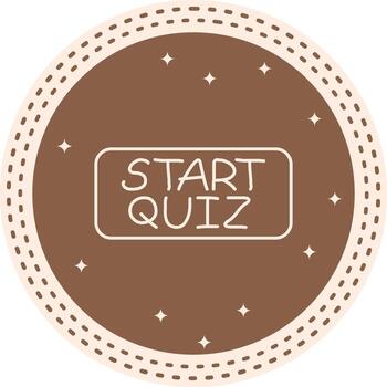 Start Quiz Slim Button Custom User Interface Graphic vector