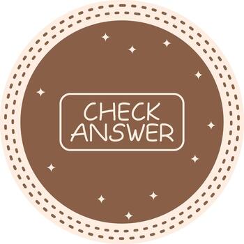 Check Answer Slim Button Versatile Flat Design Asset vector