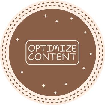 optimizar contenido Delgado botón limpiar digital bosquejo diseño vector